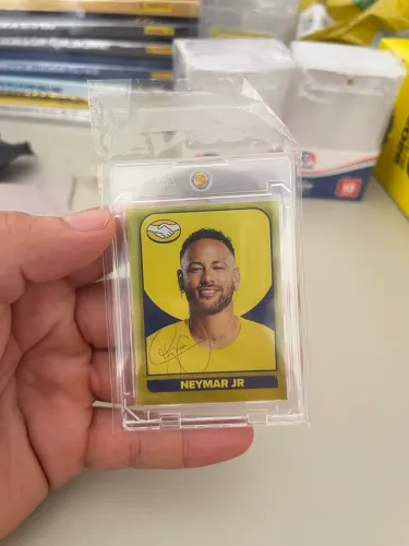 Figurinha Neymar Jr autografada edição limitada ML + Case