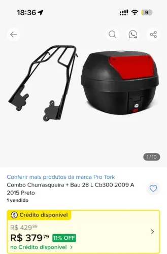 Vende se kit churrasqueira com baú pro tork.
