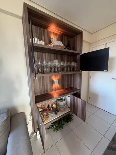 Estante com led 