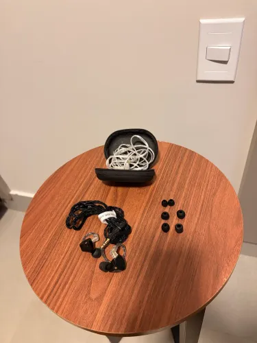 KZ ZS12 Pro X 12 Drivers Hi-Fi IEM + Cabo TRN Reforçado + Case