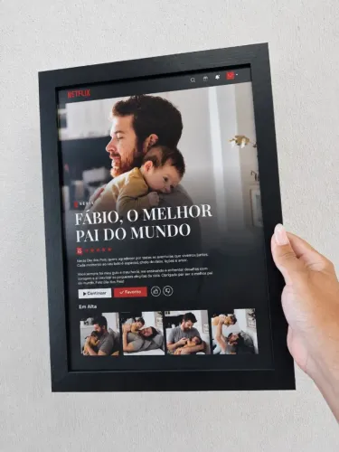 Quadro personalizado - Presente dia dos pais