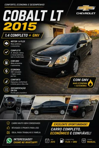 Chevrolet Cobalt LT 1.4 8V Flexpower/econoflex 4P 2015