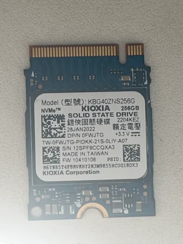 SSD NVME 256gb