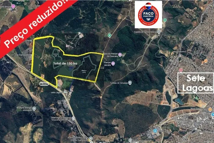 Terreno próximo a Sete Lagoas, à beira da BR040, para sua indústria, serviços, atividades