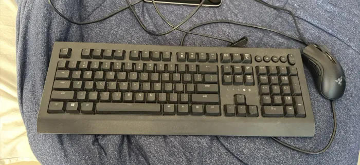 Kit razer gamer teclado e mouse rgb