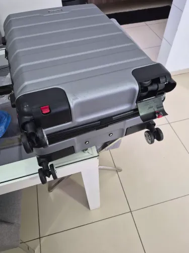 Mala de Viagem Grande 32 kg ABS com Rodas 360° Wheeless 1t - Cinza grafite
