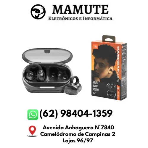 Fone de Ouvido Bluetooth Sem Fio JBL Soundgear Clips Original