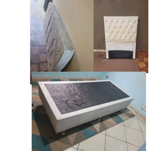 Linda cama completa de solteiro