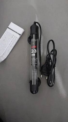 Termostato com Aquecedor para Aquário Roxin Q3 25W 127V - Novo na Caixa