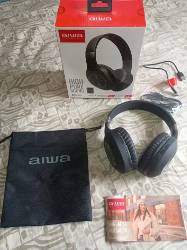 Fone de Ouvido Headphone AIWA HP-02-B BT ANC Alta Definição