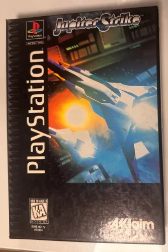 Jogo ps1 Jupiter Strike long box (1995) ORIGINAL COMPLETO