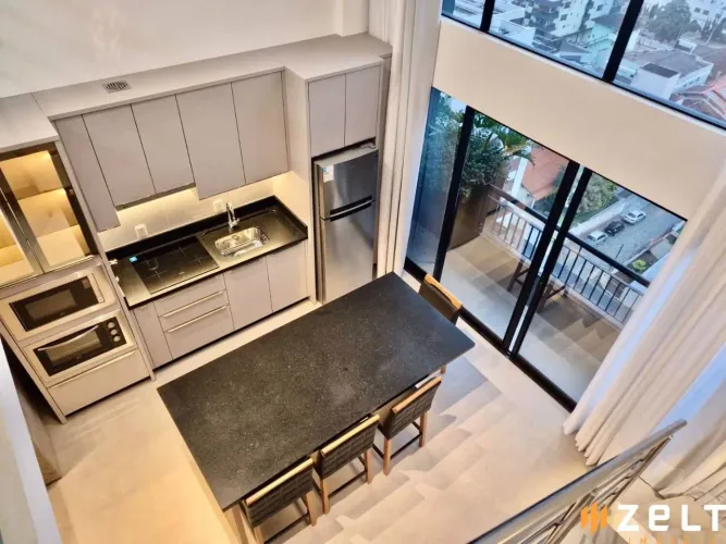 Apartamento com 1 dormitório para alugar, 43 m² por R$ 3.500/mês - Vila Nova - Blumenau/SC