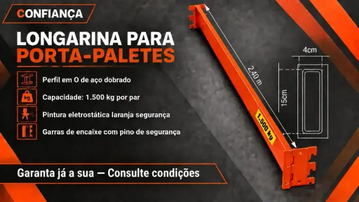 Longarina Confiança 1500KG