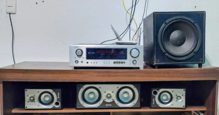 Kit Home Theater 5.1 Completo - Denon AVR-786 + Infinity Primus + Sub Monitor Audio<br><br>*
