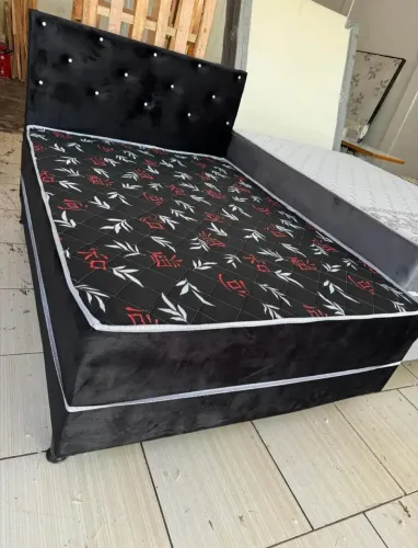 CAMA CASAL BOX CONJUGADA COM CABECEIRA FRETE GRÁTIS 