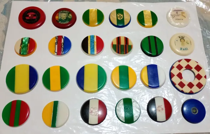Botão Galalite Jogo de Botão Anos 80/90 Vintage Raridade 