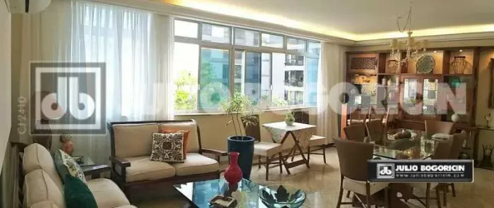 Posto 6, alto, silencioso, indevassável, 155m² no IPTU, 04 Quartos com 02 suítes reformada