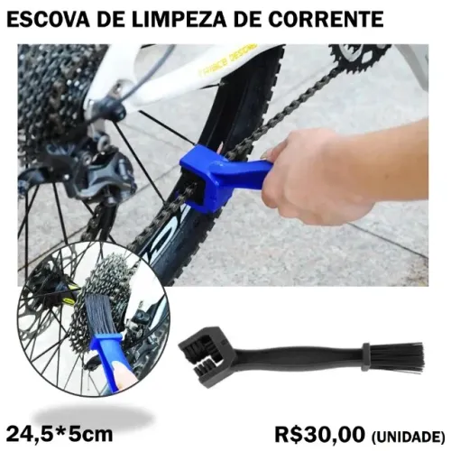 Escova de Limpeza de Corrente de Bike