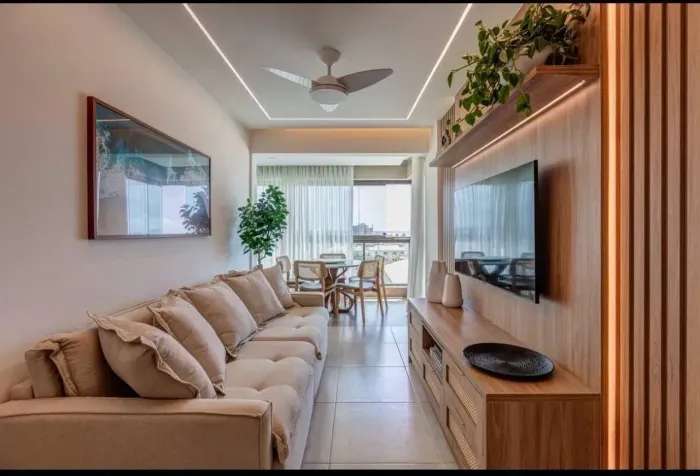 Residencial Mar de Verano, 2/4 com suíte e varanda, 57m, Praia do Flamengo