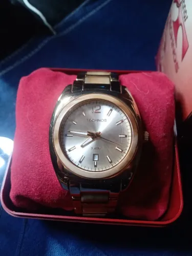 Relógio Technos feminino dourado