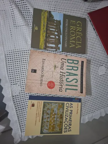 Livros de História Do Brasil e Antiguidades - aceito cartão