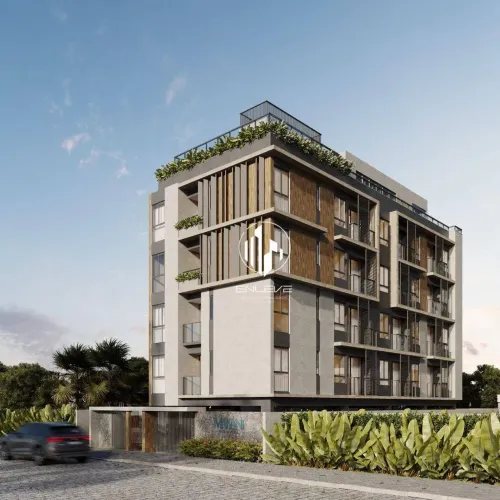 Apartamentos na planta com 02 quartos à 250m da Praia de Intemares
