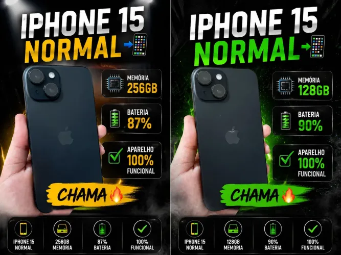 iPhone 15 normal