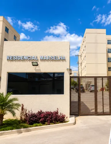 Residencial Marselha, Ap novo, nascente, 2 quartos | 650m do Shopping Pátio | Financia