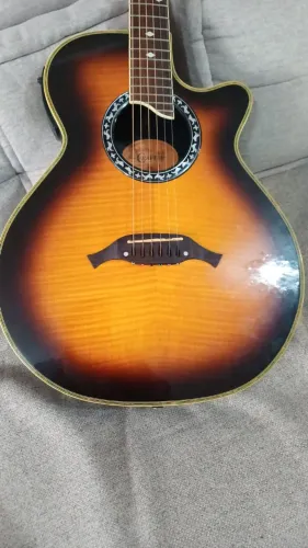 Violão Crafter FX-570EQ Sunburst (Made in Korea - Ano 2002) - Raridade e Estado Impecável!