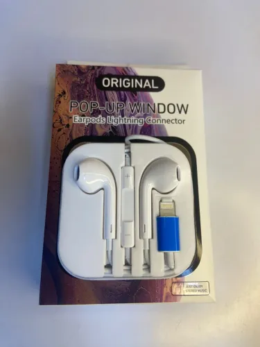 Fone de Ouvido com Fio Bluetooth Lightning IOS an2