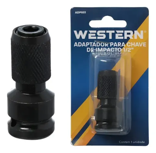 Adaptador De Soquete Para Chave Impacto 1/2 Em Bits 1/4