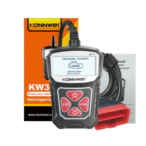 Scanner Automotivo Profissional Konnwei Kw310 obd2 UNIVERSAL em PORTUGUÊS