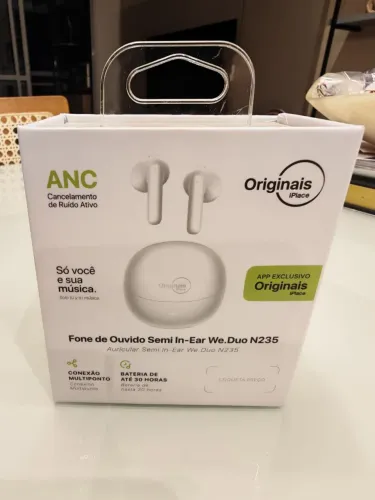 Fone de ouvido bluetooth iPlace Originals N235 com ANC - Lacrado