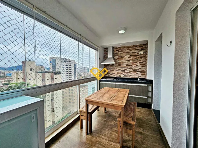Apartamento 2 Quartos para Locação em Santos - Sp