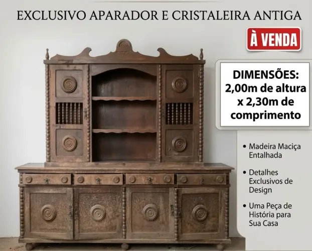 Aparador e Cristaleira