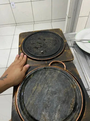 Chapa de pedra de sabão 
