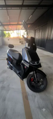 Moto elétrica NOVA <br>Moto Elétrica TAILG T73 32Km/h Cinza/Verde