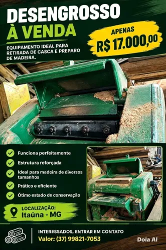 DESENGROSSO À VENDA