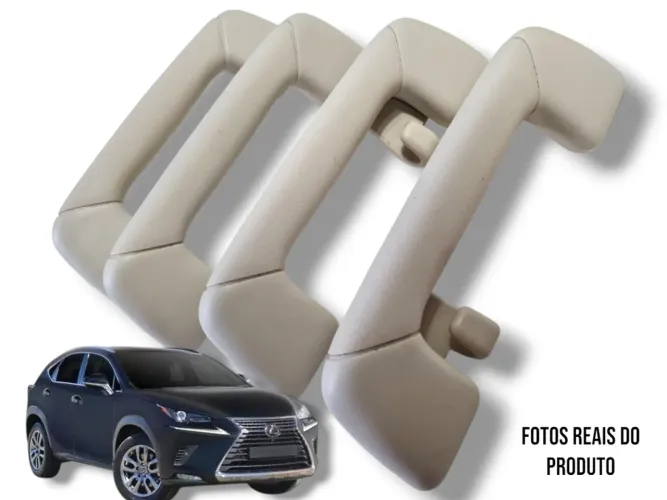 Kit 4x Alça De Teto Pqp Lexus Nx 300h 2019 Original 
