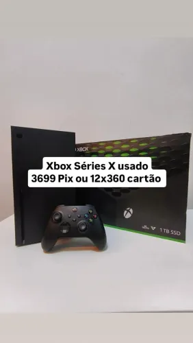Xbox series X 1TB seminovo