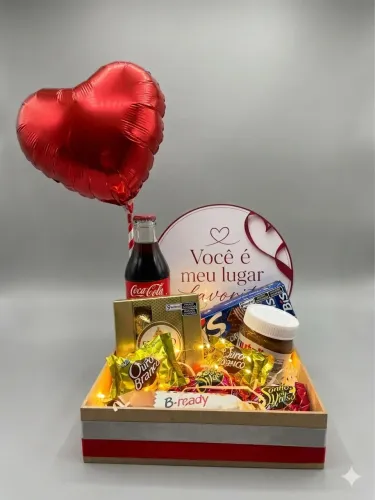 Cesta de chocolate | presentes | dia dos namorados | box 