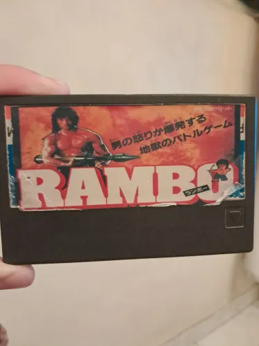 Cartucho Rambo em português compatível NES nintendinho Phantom system 72 pinos