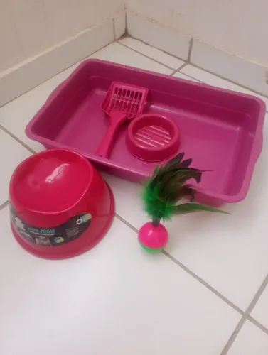 Combo Pet para Gatos Caixa de Areia