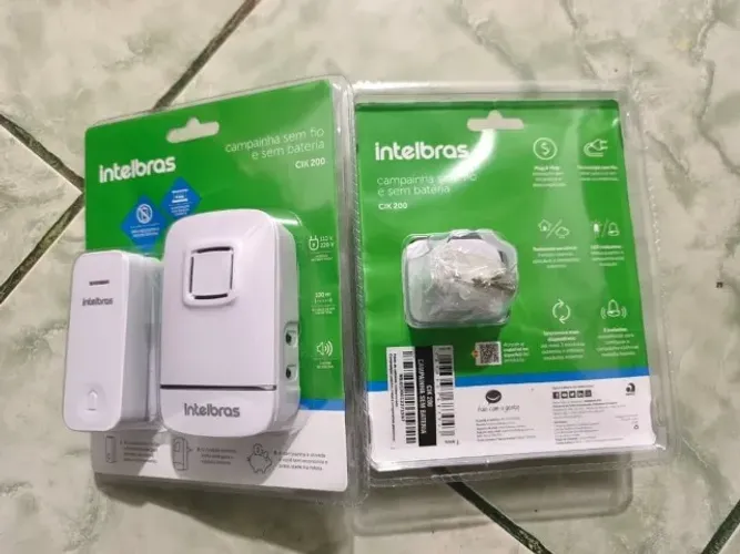 Campainha CIK 200 Intelbras sem Fio e sem Bateria