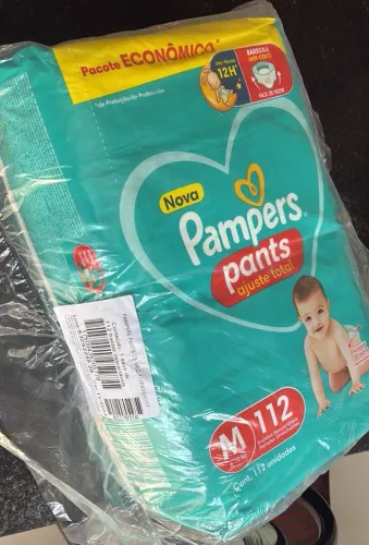 Fralda Pampers Pants Ajuste Total Tamanho M