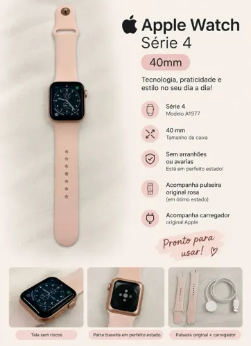 Apple Watch Série 4 *EXCELENTE ESTADO*