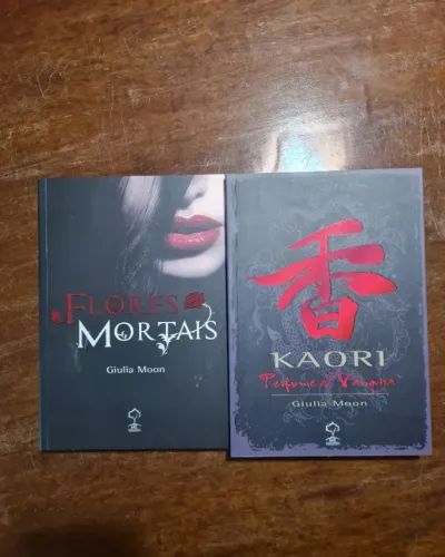  Flores Mortais + Kaori, Perfume de Vampira Livro Suspense Terror Romance Vampiros Dracula