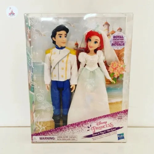 Boneca Hasbro Ariel e Eric Casamento