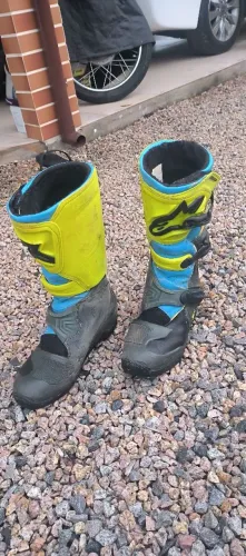 MotoCross Bota alpinestars joelheira Mr pro asw