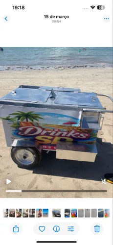 Carrinho de açaí sorvetes 